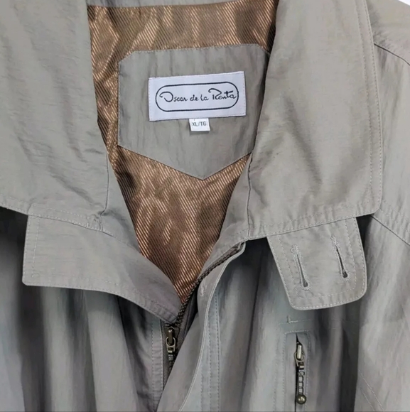 Vintage Oscar De La Renta Trench Coat, Size XL - Picture 10 of 11